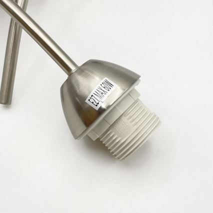 Lámpara de techo DONNA 3xE27/60W/230V níquel