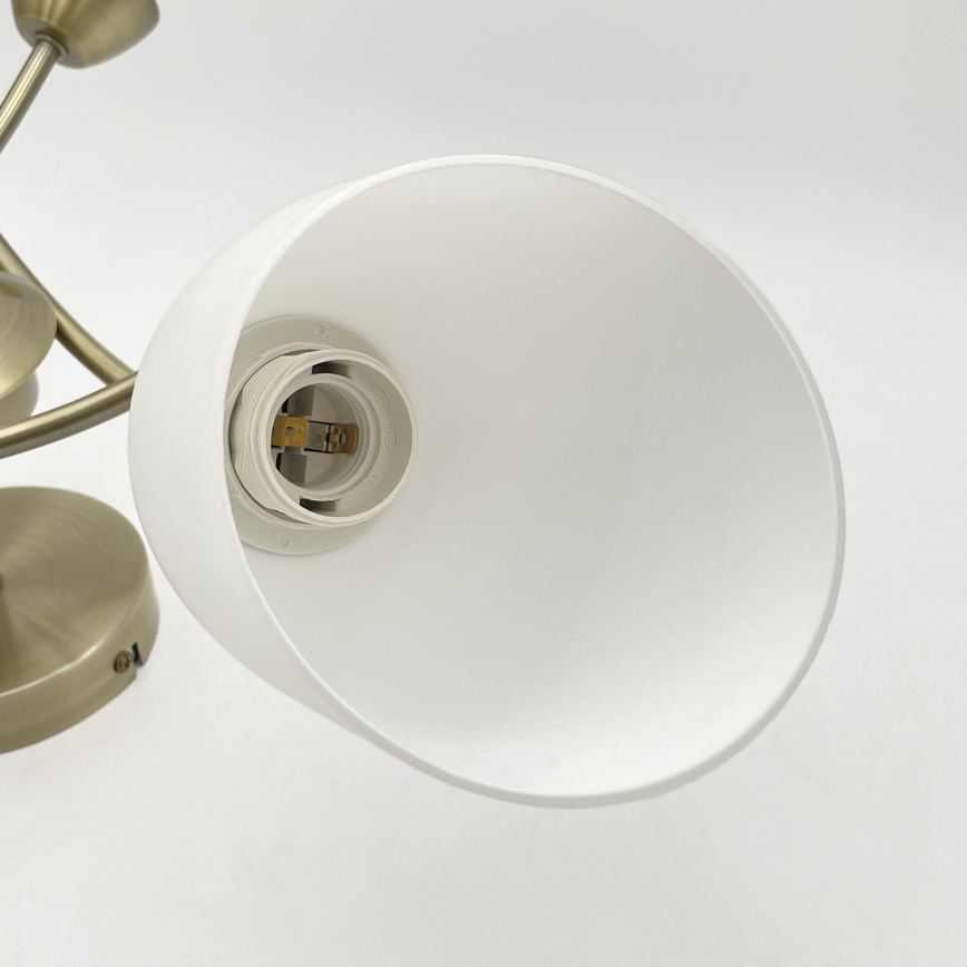 Lámpara de techo DONNA 3xE27/60W/230V pátina