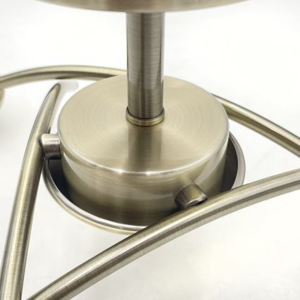 Lámpara de techo DONNA 3xE27/60W/230V pátina