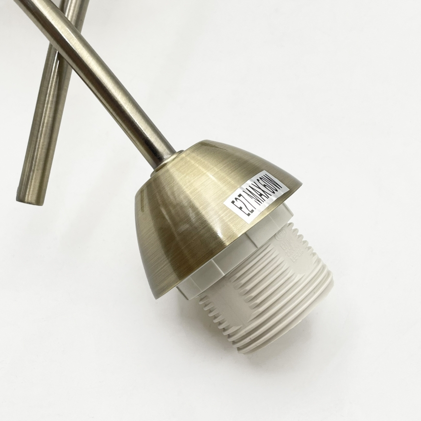 Lámpara de techo DONNA 3xE27/60W/230V pátina