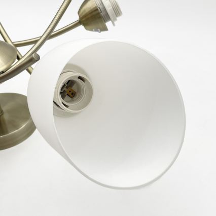 Lámpara de techo DONNA 5xE27/60W/230V pátina