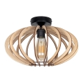 Lámpara de techo EARTH 1xE27/60W/230V negro/beige