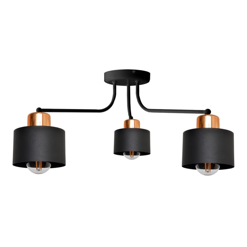 Lámpara de techo EDISON 3xE27/15W/230V