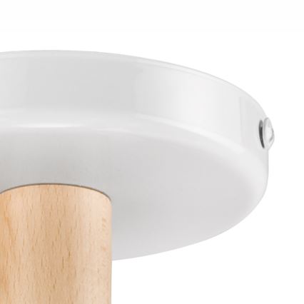 Lámpara de techo ELLIE 5xE27/60W/230V blanco/haya