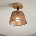 Lámpara de techo empotrada ANTONIO 1xE14/40W/230V marrón/roble