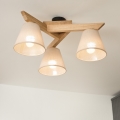 Lámpara de techo empotrada ANTONIO 3xE14/40W/230V roble