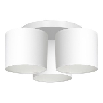 Lámpara de techo empotrada ARDEN 3xE27/60W/230V blanca