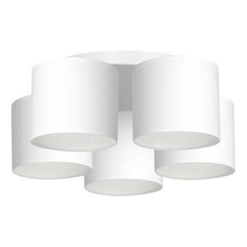 Lámpara de techo empotrada ARDEN 5xE27/60W/230V blanca