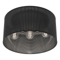 Lámpara de techo empotrada LOFT SHADE 3xE27/60W/230V negra