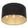 Lámpara de techo empotrada LOFT SHADE 3xE27/60W/230V negro/dorado