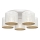 Lámpara de techo empotrada LOFT SHADE 5xE27/60W/230V blanca/dorada