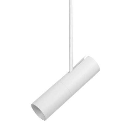 Lámpara colgante con varilla 1xGU10/35W/230V blanca
