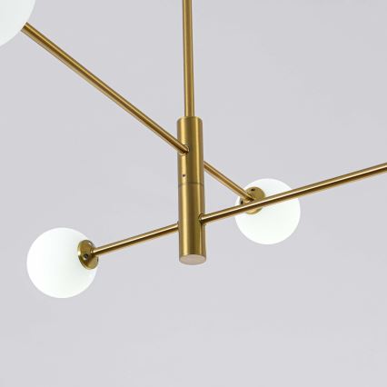 Lámpara de techo en varilla DORADO 4xG9/40W/230V dorada