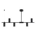 Lámpara de techo en varilla URANOS 5xGU10/10W/230V negra