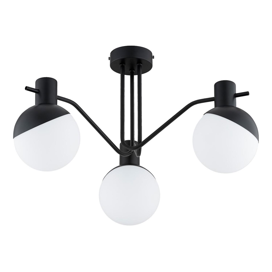 Lámpara de techo ENIGMA 3xE14/10W/230V negro