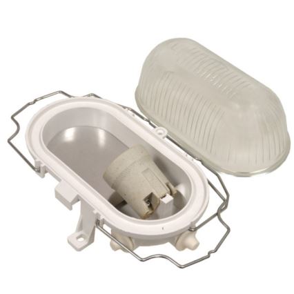 Lámpara de techo exterior RADUS 1xE27/60W/230V IP54 blanca