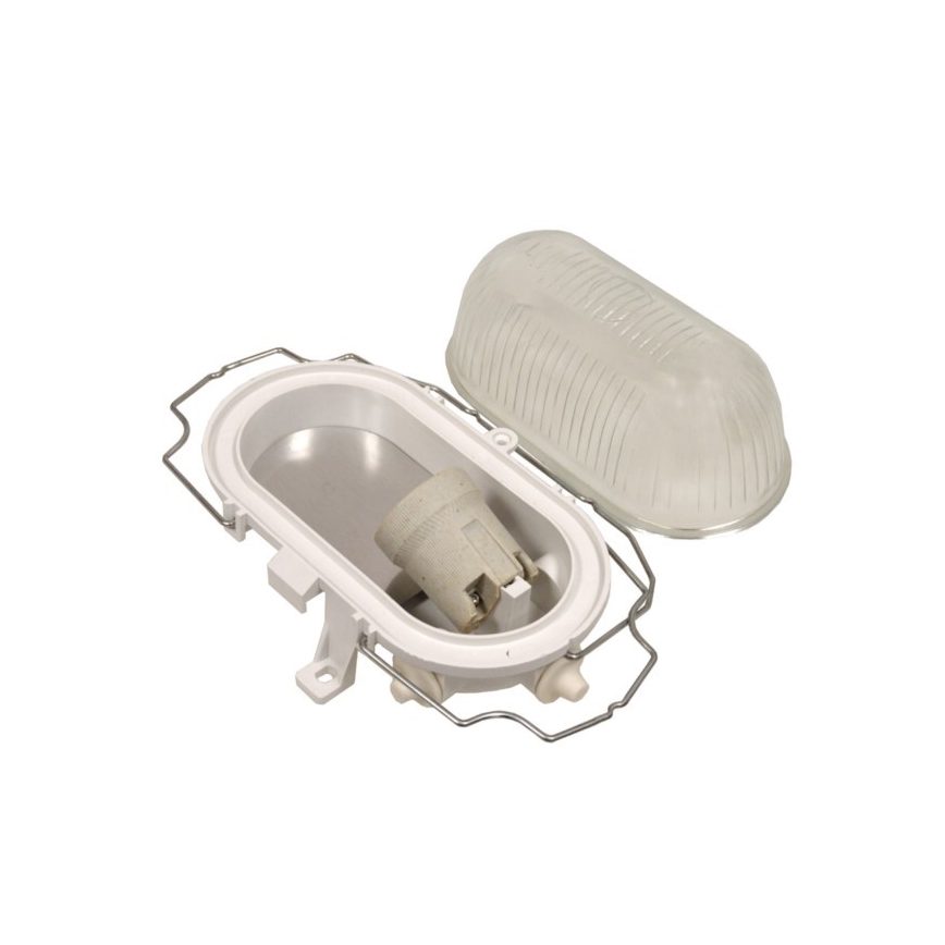 Lámpara de techo exterior RADUS 1xE27/60W/230V IP54 blanca