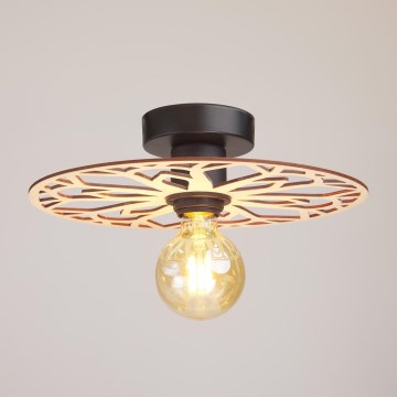 Lámpara de techo FALCO 1xE27/60W/230V diá. 30 cm beige