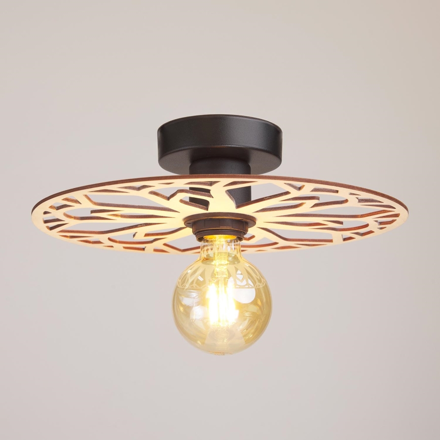 Lámpara de techo FALCO 1xE27/60W/230V diá. 30 cm beige