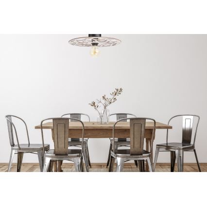 Lámpara de techo FALCO 1xE27/60W/230V diá. 40 cm beige