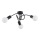 Lámpara de techo FARTA 3xE27/15W/230V negro