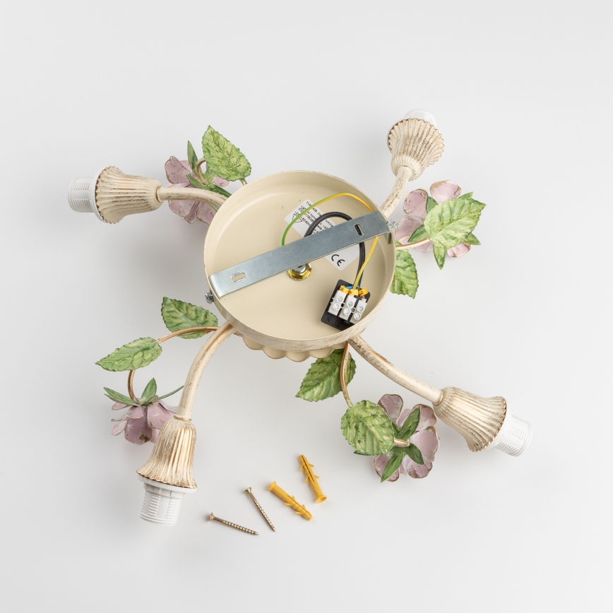 Lámpara de techo FIORINTINO 4xE14/40W/230V