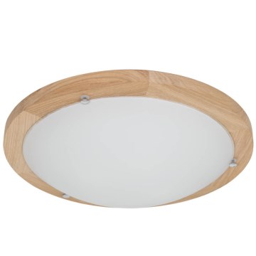 Lámpara de techo FRIDA 2xE27/40W/230V roble