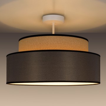 Lámpara de techo GRACE 1xE27/60W/230V beige/marrón