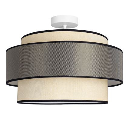 Lámpara de techo GRACE 1xE27/60W/230V color crema/gris