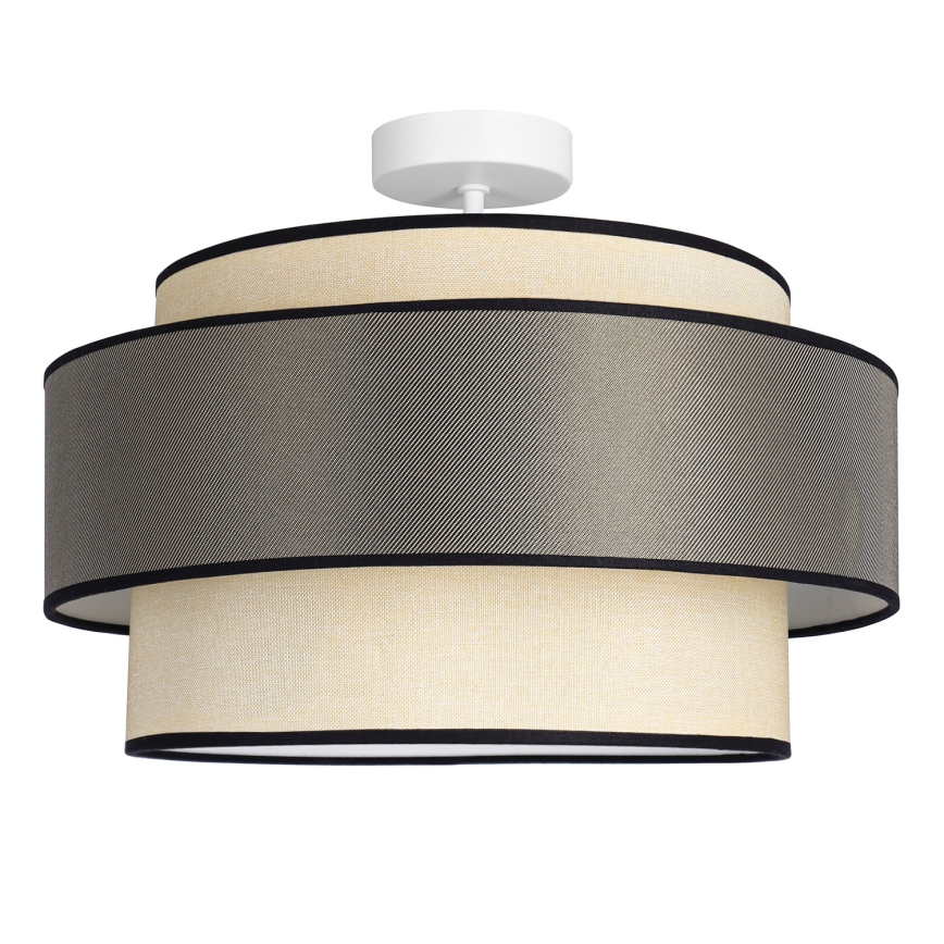 Lámpara de techo GRACE 1xE27/60W/230V color crema/gris