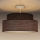 Lámpara de techo GRACE 1xE27/60W/230V diá. 40 cm marrón/beige