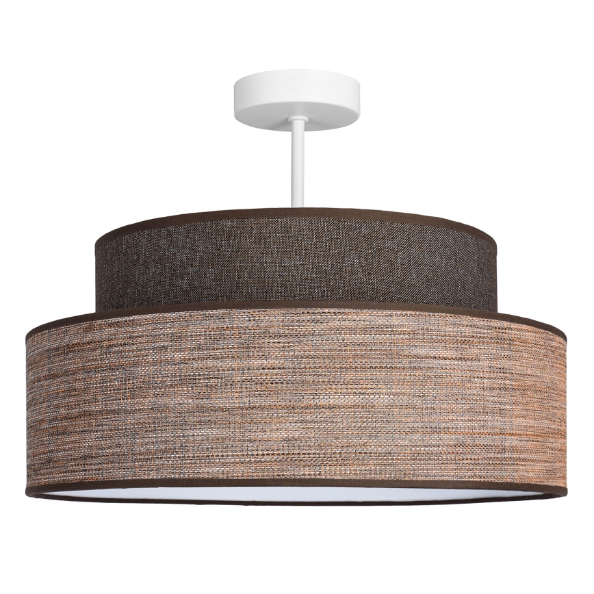 Lámpara de techo GRACE 1xE27/60W/230V marrón/beige