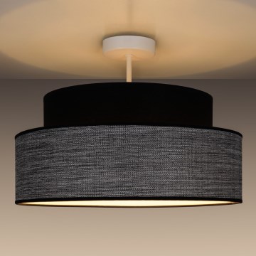 Lámpara de techo GRACE 1xE27/60W/230V negro/gris