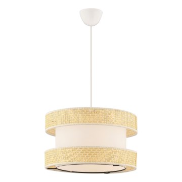 Lámpara de techo HALO 1xE27/60W/230V crema/beige