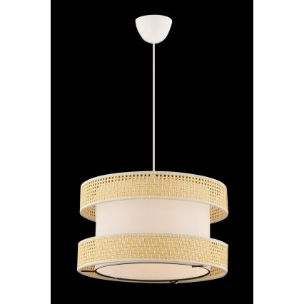 Lámpara de techo HALO 1xE27/60W/230V crema/beige
