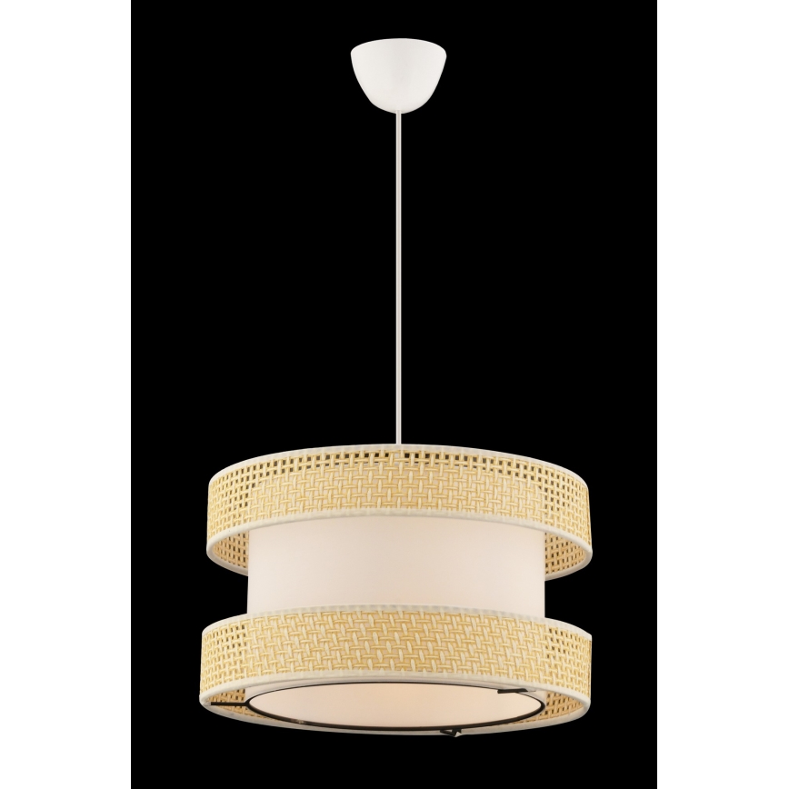 Lámpara de techo HALO 1xE27/60W/230V crema/beige