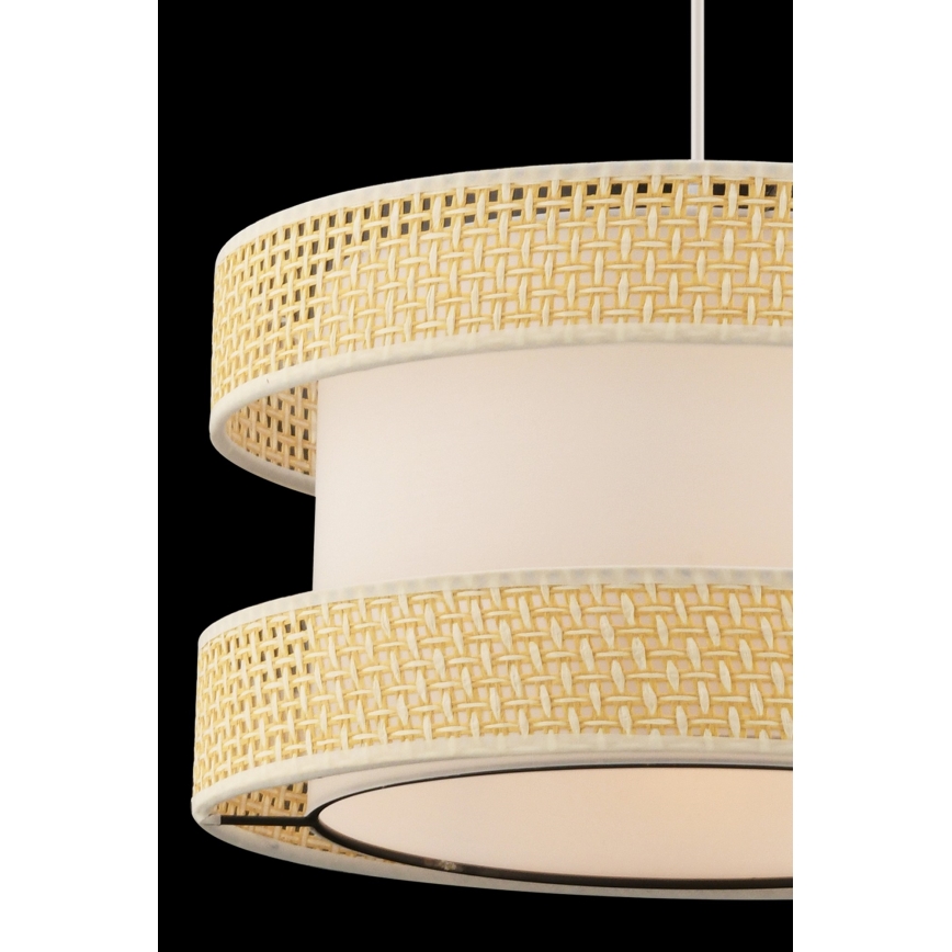 Lámpara de techo HALO 1xE27/60W/230V crema/beige