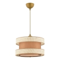 Lámpara de techo HALO 1xE27/60W/230V marrón/crema