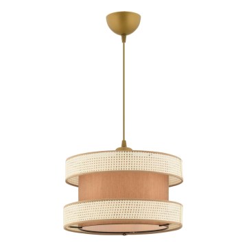 Lámpara de techo HALO 1xE27/60W/230V marrón/crema