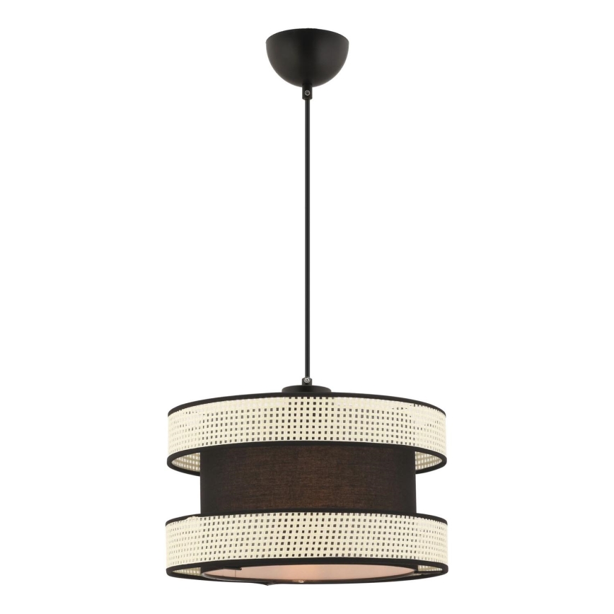 Lámpara de techo HALO 1xE27/60W/230V negra/crema