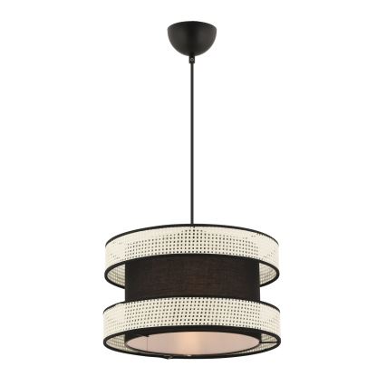 Lámpara de techo HALO 1xE27/60W/230V negra/crema