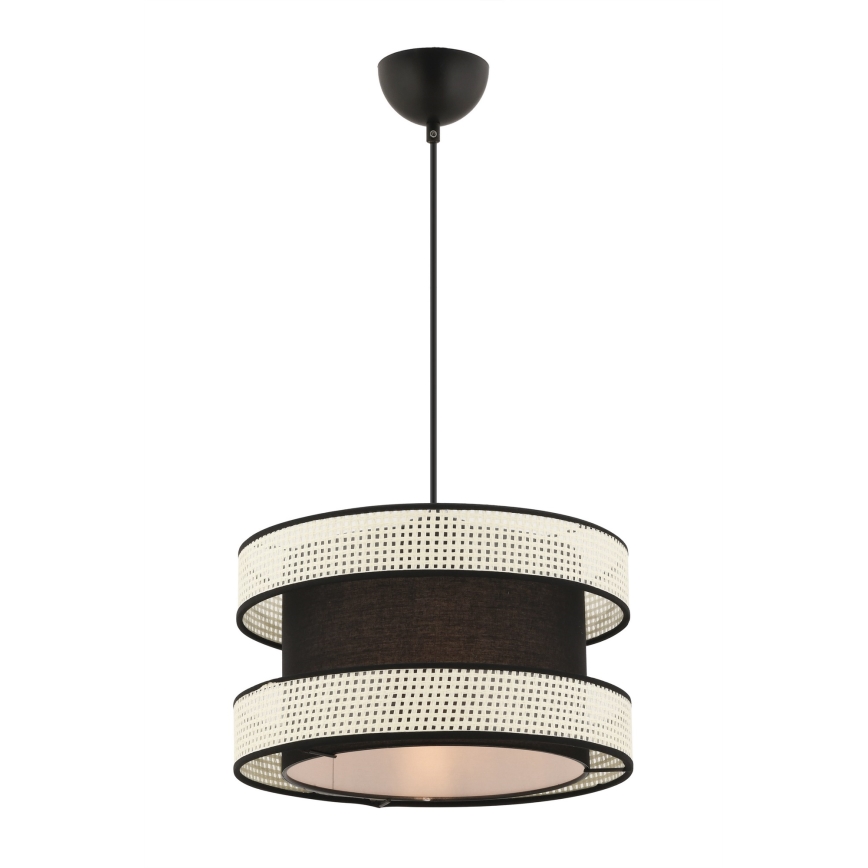 Lámpara de techo HALO 1xE27/60W/230V negra/crema