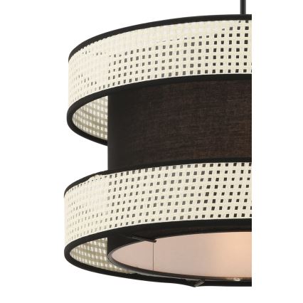 Lámpara de techo HALO 1xE27/60W/230V negra/crema