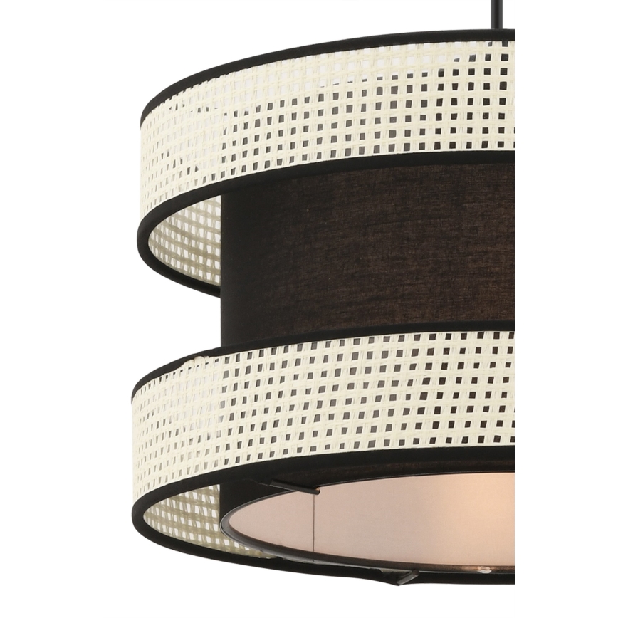 Lámpara de techo HALO 1xE27/60W/230V negra/crema