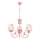 Lámpara de techo infantil BALLENNA 3xE14/40W/230V rosa