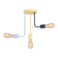 Lámpara de techo infantil CANDELA 3xE27/60W/230V