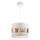 Lámpara de techo infantil CANDY 1xE27/40W/230V blanca/marrón