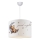 Lámpara de techo infantil CANDY 1xE27/40W/230V blanca/marrón