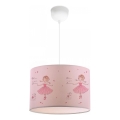 Lámpara de techo infantil CANDY 1xE27/40W/230V rosa