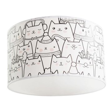 Lámpara de techo infantil CATS 1xE27/60W/230V